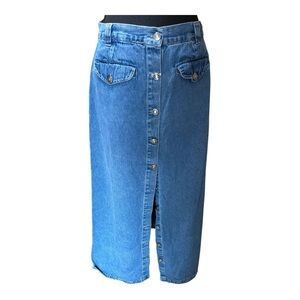 Austin Harris Women's Straight/Pencil Denim Skirt